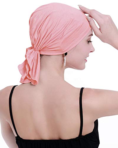 Bamboo Chemo Headscarf For Women Hair loss - Cancer Slip On Headwear Turbans Hats caps Sealed Packaging
