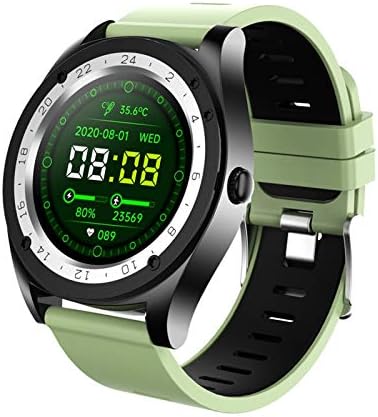 1.28 Inch New Smart Watch MV60 Temperature Measurement Bluetooth Call Round  Screen Smart Watch For Android IOS (Color : Green): Buy Online at Best  Price in UAE - Amazon.ae