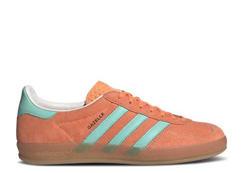 adidas Gazelle Indoor Men's, Easy Orange/Clear Mint/Gum, Size 8.5