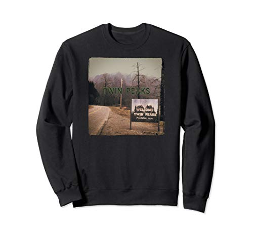 Twin Peaks City Limits Welcome Sign Vintage Sweatshirt