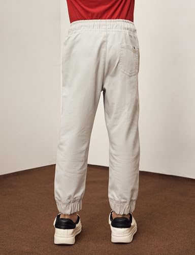 Image of Amazon Brand - Symbol Boy's Cotton Strechable Jogger | Elasticated Waistband and Cuff | Age 2-14 Years