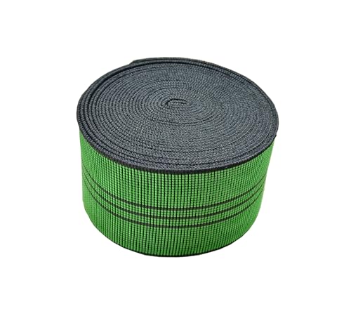AngYang23 Upholstery Elastic Webbing Stretch Latex Band Furniture Repair DIY Modification Sofa Chair Couch Material Replacement (Green 7cm 6m)
