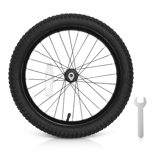 Exceedhub 16 Inch Kids Bike Front Wheels Replacement with Solid