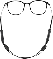 Vista 2 de 2 correas ajustables para gafas, correa para lentes de sol sin cola, correa para gafas deportivas, correa de soporte para gafas, correa para lentes