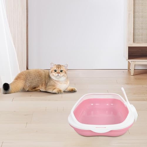 Arenero semi cerrado VILLCASE para gatos pequeños y gatitos miniatura 7