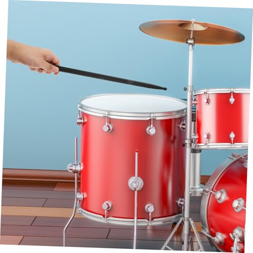 Juego de 4 baquetas para batería jazz y marcha miniatura 4