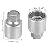 X AUTOHAUX S Type S Wheel Lock Lug Nut Anti Theft Lug Nut Screw Removal Socket Key Wheel Lock Key for Audi A4L A5 A6L Q2L Q3 Q5 Q7 A8