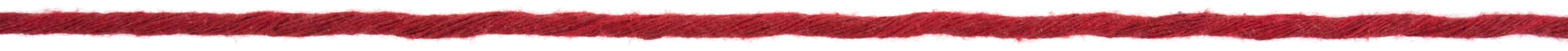 Cordon macramé coton rouge 4mm x 87m Trimits fil tressage loisirs créatifs