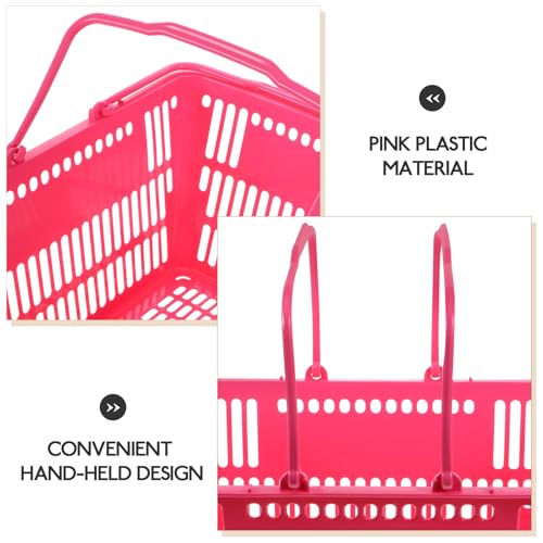 Panier de rangement en plastique robuste et élégant ifundom