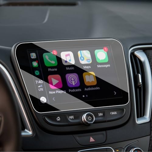 TTCR-II Tempered Glass Screen Protector 8-Inch Compatible with Chevrolet Malibu Premier 2016-2025, LS/RS 2019-2025, for Equinox Premier 2018-2024, for Volt LT/Premier 2016-2019 Screen Protector