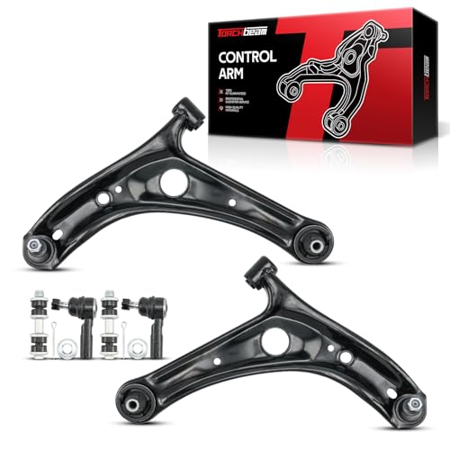 Torchbeam Front Lower Control Arm w/Pre-Assembled Ball Joint Driver/Passenger - K620270 K620269/ Front Stabilizer/Sway Bar End Link - K90390 Front For: 2004-2006 xB/xA 6Pcs by Torchbeam - Used condition - US$64.89