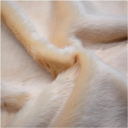 Tissu en fausse fourrure multicolore 180 x 50 cm pour déguisement et peluche DIY