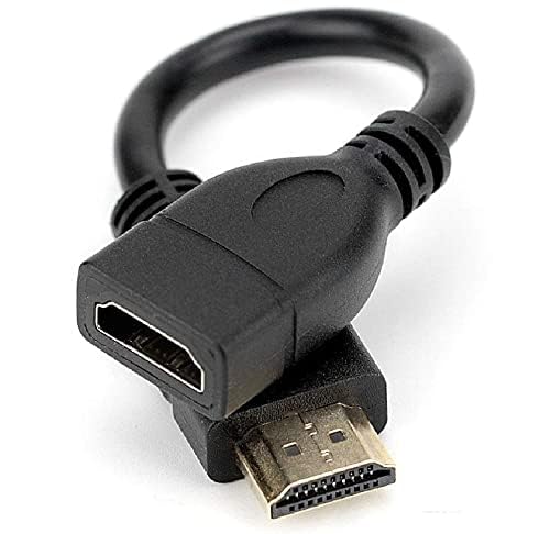 Diktmark TV-Out Cable 23 cm 4k Supported High Speed HDMI Male to Female Extension Cable HDMI Extender for Chrome Cast, fire tv Stick, Laptop/PC, LCD/LED TV, Xbox, PS3/PS4- Black (Imported) (B0BD8TX8MH) Amazon Price History, Amazon Price Tracker