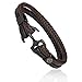 Produktbild Noah Noir Anker Armband Männer in schwarz aus Edelstahl (in versch. größen) Stylishes Ankerarmband mit edler Geschenkbox Ideal als Geschenk für Herren (19cm)