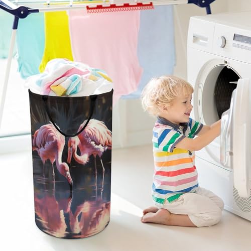 Panier à linge imperméable Flamingo Is grand panier de rangement pliable