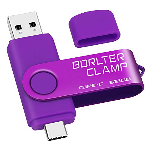Chiavetta USB C 512GB Dolrun Doppia Interfaccia USB 3.0 Per PC, Tablet E Smartphone OTG