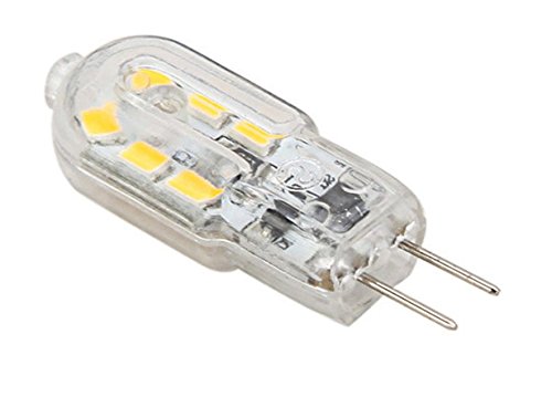 G4 LED Light Bulbs G4 Bi-Pin Base 1.5W (20W Halogen Bulb Equivalent) 12V Warm White 3000K LED Bulbs for Landscape Ceiling Under Counter Puck Lighting,Pack of 10,Clear Cover - Thumbnail 3