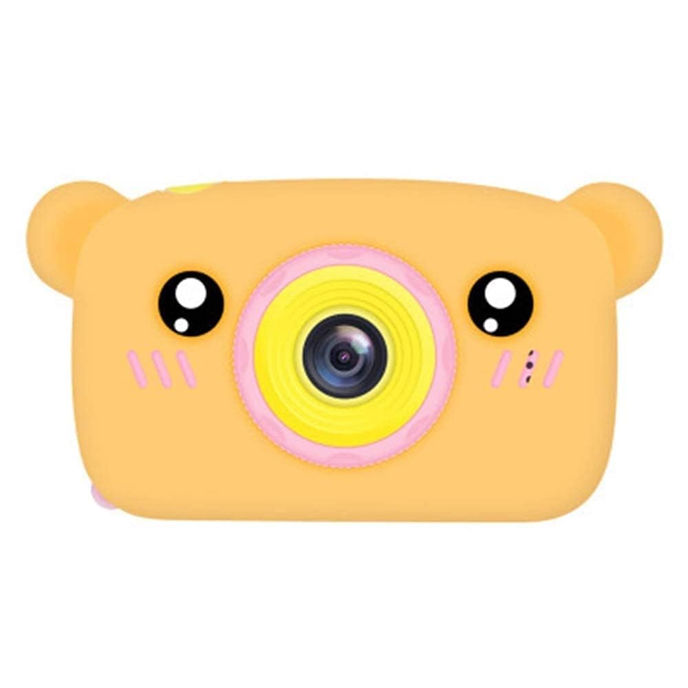 FLADO Kids Camera, 12MP 1080P Mini Child Video Camera, 2 Inches IPS Screen Mini Camera Toy Gift for Kids (Orange)