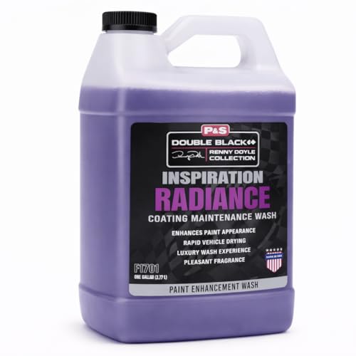 Image of P&S Inspiration Radiance Coating Maintenance Wash - Ceramic Car Shampoo, Coating Safe Car Wash Soap, High-Gloss Shine, UV Protection, Foam Cannon & Bucket Wash, 1 Gallon