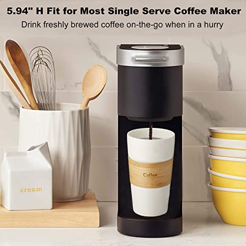 Kopmath Ceramic Travel Coffee Mug, 16 Oz Travel Mug With Lid, Splash Proof, Anti-Scald Sleeve, Microwave Dishwasher Safe, Portable To Go Tumbler, Large Coffee Cup For Car Cup Holder, Gift #TOP3