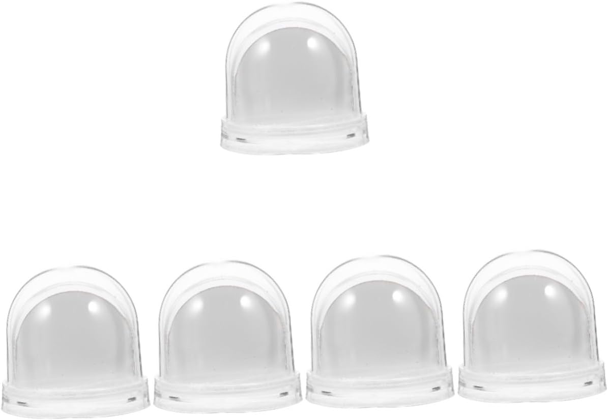 PRETYZOOM 5pcs Snow Globe Kit Sublimation Blank Paper Picture Frame for Crafts and Decor for Unique and Memories