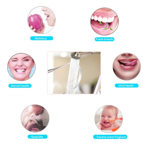 Zungenreiniger Edelstahl, \U\-Form Tongue Scraper, Tongue Cleaners, Sicher und Komfortabel, Fördern Sie die Mundhygiene