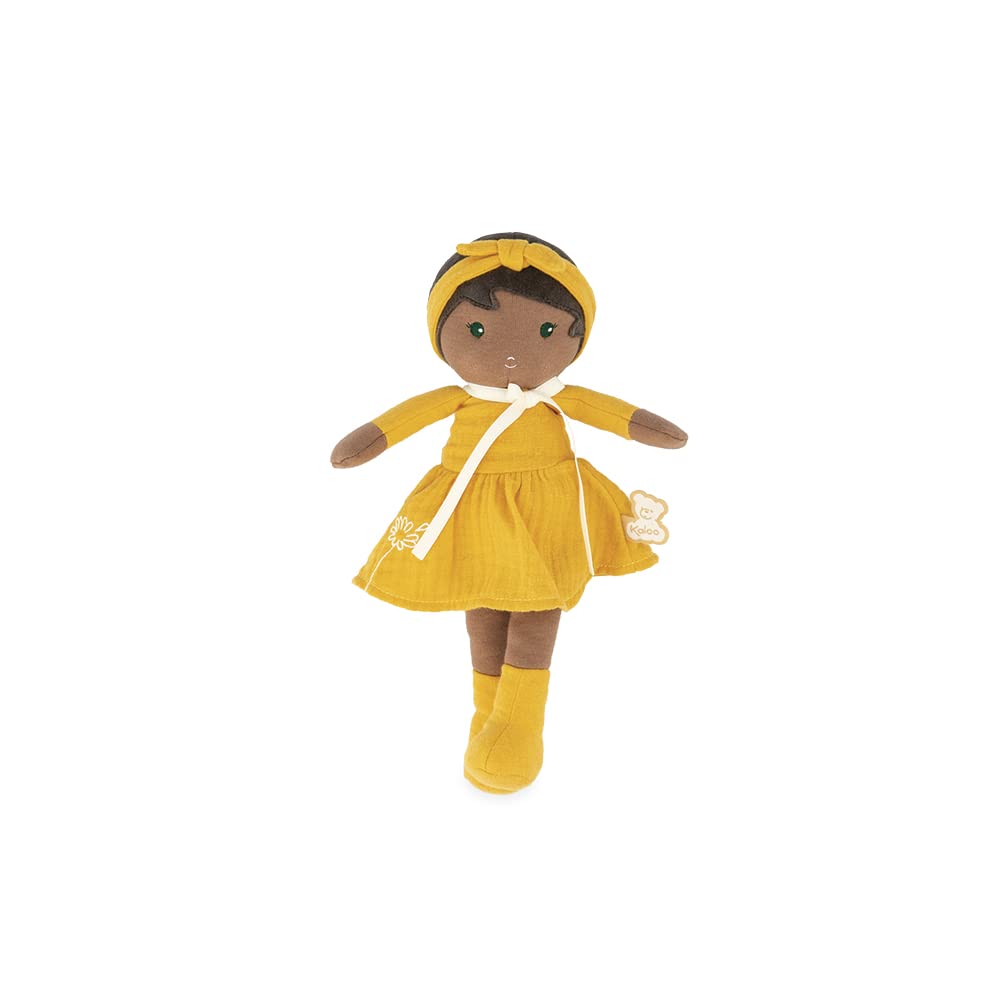 Kaloo - My First Fabric Doll Naomie 10” Tall - Ages 0+ - Cuddling with Plush Figure Toys - Forever Friend - Fabric Dolls Provide Comfort and Companionship - K200008