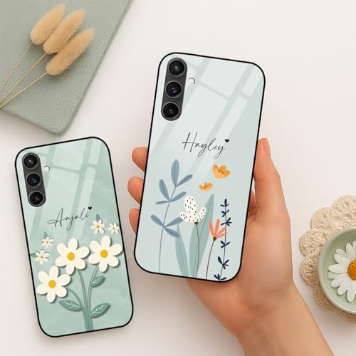 Image of COLORflow Back Cover Compatible with Samsung S23 FE 5G | Floral Family Customized | Shockproof TPU Bumper with Camera Protection Back Cover Compatible with Samsung Galaxy S23 FE 5G