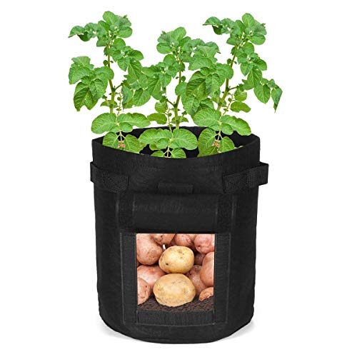 Bolsa de plantación de patata 18l contenedor de vegetales negro 3