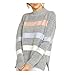 Produktbild Damen Pullover Sweater Damen Lose Slouchy Style Damen Hoher Kragen Sweater Gr. XL, grau