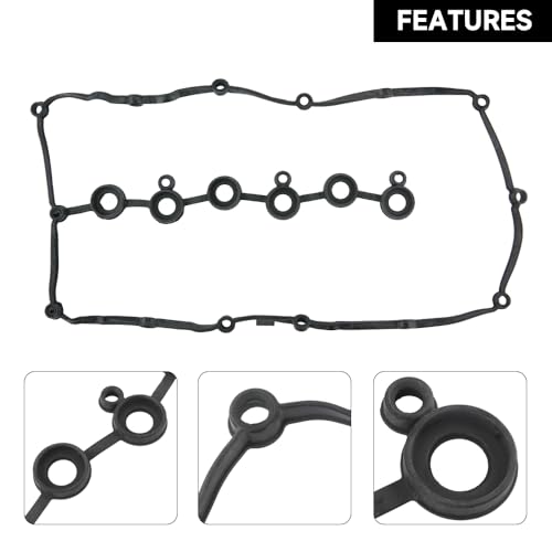 Image of Engine Valve Cover Gasket 03H103483C for VW Audi Porsche 3.6L | For VW Atlas CC Passat Touareg; Porsche Cayenne; Audi Q7; Skoda Superb 3.6L applications 2006-2023; OE 95510523100