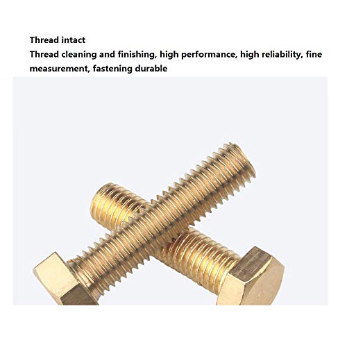 Tornillo de cobre hexagonal M10 perno de latón M8 M12 para uniones roscadas 4