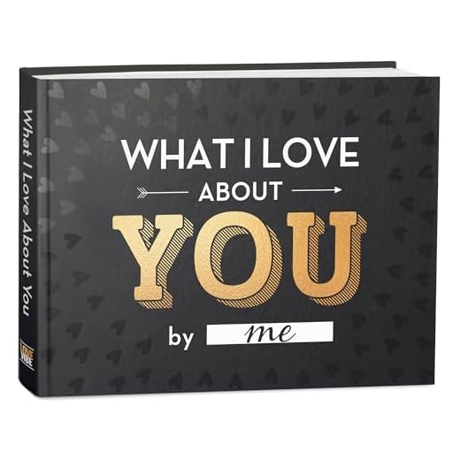 What I Love about You Book - Fill-in-the-Blank Book for Men, Boyfriend, Women, Girlfriend, Husband, Wife, Him, Her - Couples Gifts for Anniversary, Christmas & More - Stocking Stuffer for Men, Women