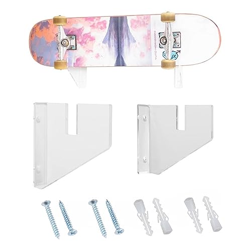 Suporte para skate,skate em acrílico transparente durável | skate, rack snowboard para longboard pen