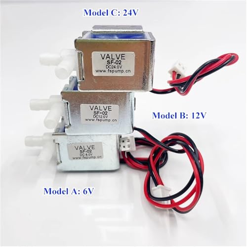 Mini électrovanne DC 24V normalement fermée eau air débit 7 L/Min