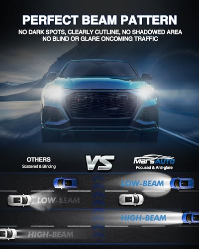 image for Marsauto D3S HID Bulbs, 66340 42403 42302 35W Xenon Bulb, D3S 8000K Wh