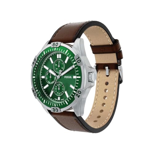 Miniatura 3 de Fossil Garrett Reloj Hombre, Movimiento Multifunción de Cuarzo con Correa de Acero Inoxidable o Cuero