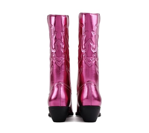 Image of Soda Women's Rodeo Western Pointed Toe Cowboy Boots