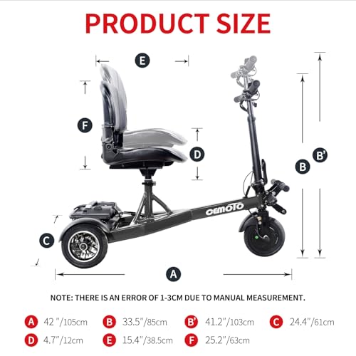 3-Wheel Foldable Electric Scooter for Adults with 36V