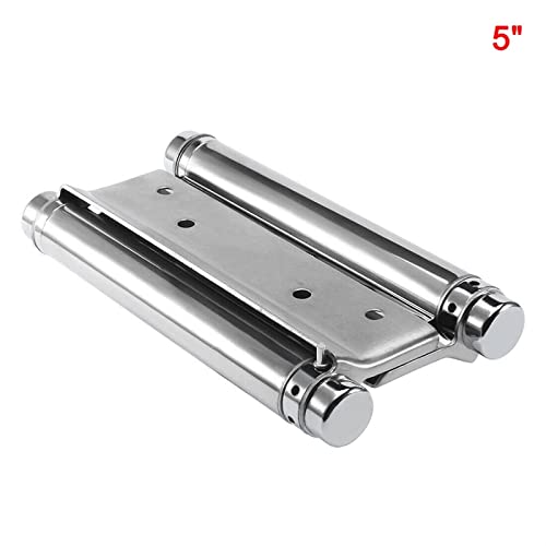 Charnière double action acier inoxydable durable dorée x2