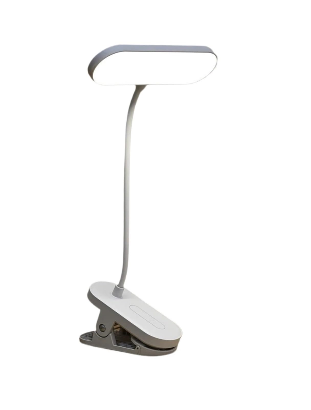 CKAFZMYJQBT Clip-On Desk Lamp Portable LED Desk Lamp Desktop Book Lamp Timed Stepless Dimming 1200 Mah Eye Protection Reading Study Lamp