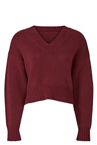 Image of Rent The Runway Pre-Loved Red V-neck Sweater