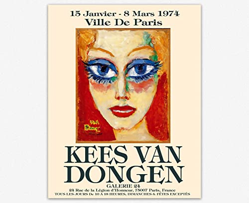 Kees Van Dongen Exhibition Poster | Impression Fine Art Musée 30x40