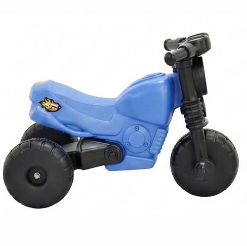 Image of Little Fingers Kids Ride-on Tricycle for Toddlers -Pedal Bike with Wide Wheels & Easy-Grip Handle - Indoor Outdoor Plastic Ride Toy for Boys & Girls Age 1 to 3 Years