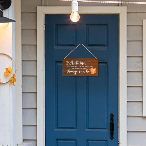 PHAMTE-Fall-Maple-Sign-Autumn-Is-Gods-Way-of-Showing-How-Beautiful-Change-Can-Be-Wall-Hanging-Plaque-Wood-Sign-Rustic-Farmhouse-Decor-Decorations-for-Wall-Door-Home-Harvest-Thanksgiving-12×6-Inch PHAMTE Fall Maple Sign Autumn Is Gods Way of Showing How Beautiful Change Can Be Wall Hanging Plaque Wood Sign Rustic Farmhouse Decor Decorations for Wall Door Home Harvest Thanksgiving 12×6 Inch