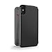 Twelve South SurfacePad for iPhone X | Slim luxury leather folio with wake/sleep functionality (black)