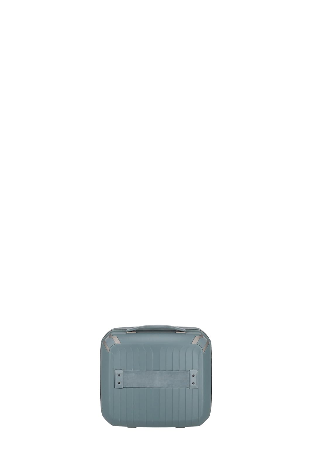 travelite custodia per cosmetici a mano con guscio rigido e fodera riciclata, serie di valigie ELVAA: beauty case con angoli protettivi, 36 cm, 20 l