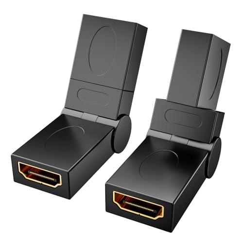Adaptador HDMI giratorio 90° BERLAT, pack 2 miniatura 1