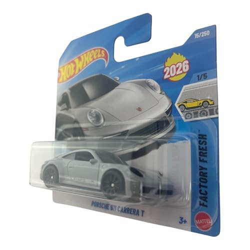 Image of Hot Wheels Porsche 911 Carrera T Grey 1 /5, 15 /250