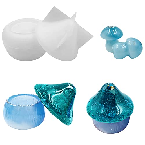 6 Pcs Mushroom Resin Moulds - Image 2